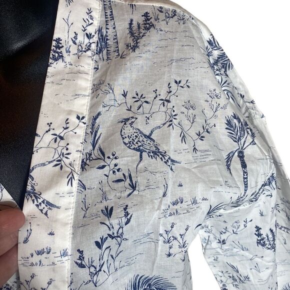 Floral Print Women's Robe - Picture 5 of 6